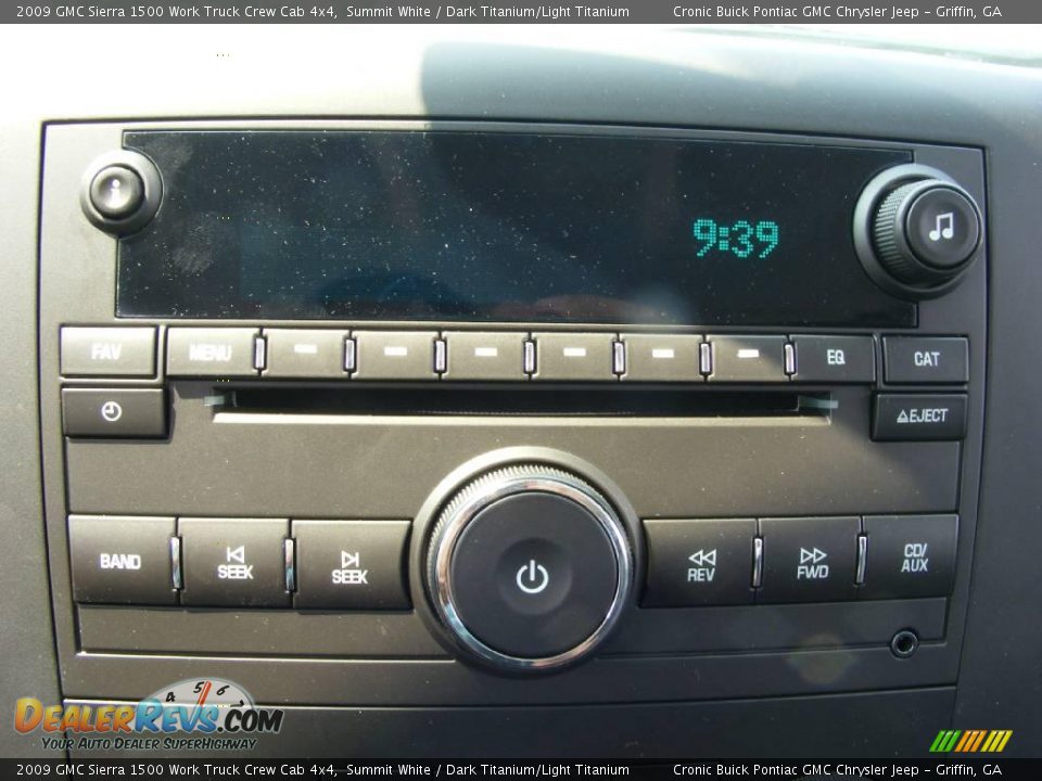 2009 GMC Sierra 1500 Work Truck Crew Cab 4x4 Summit White / Dark Titanium/Light Titanium Photo #24