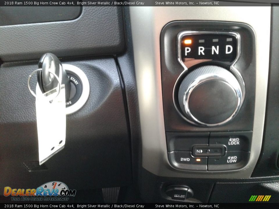 2018 Ram 1500 Big Horn Crew Cab 4x4 Bright Silver Metallic / Black/Diesel Gray Photo #21