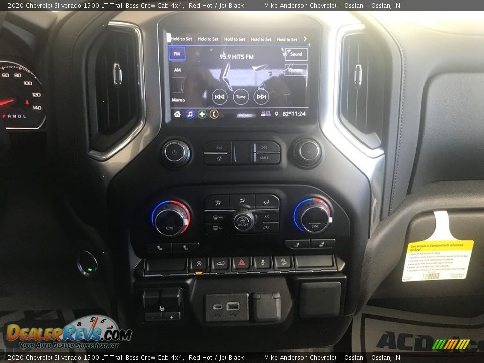 2020 Chevrolet Silverado 1500 LT Trail Boss Crew Cab 4x4 Red Hot / Jet Black Photo #21