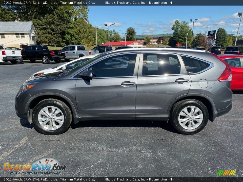 2012 Honda CR-V EX-L 4WD Urban Titanium Metallic / Gray Photo #1