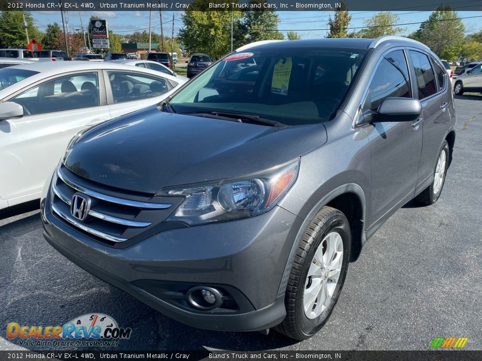 2012 Honda CR-V EX-L 4WD Urban Titanium Metallic / Gray Photo #2