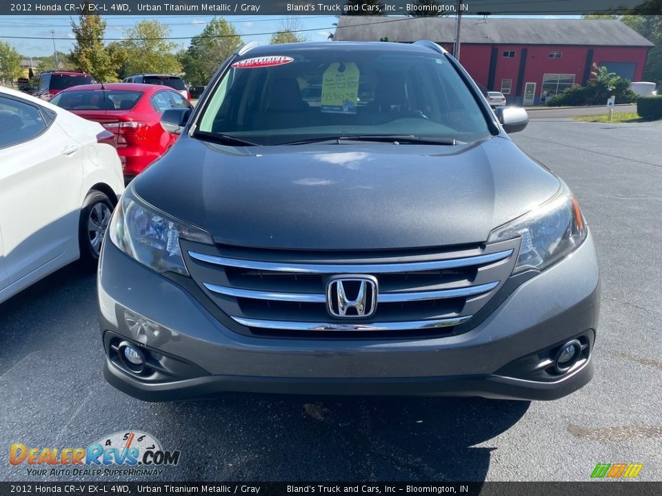 2012 Honda CR-V EX-L 4WD Urban Titanium Metallic / Gray Photo #3