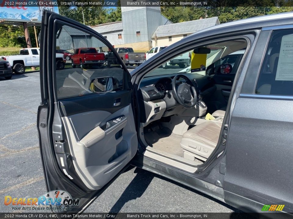 2012 Honda CR-V EX-L 4WD Urban Titanium Metallic / Gray Photo #4