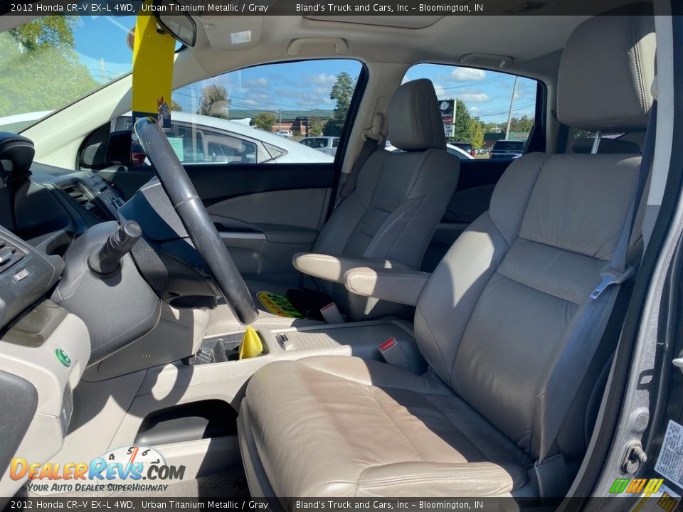 2012 Honda CR-V EX-L 4WD Urban Titanium Metallic / Gray Photo #5