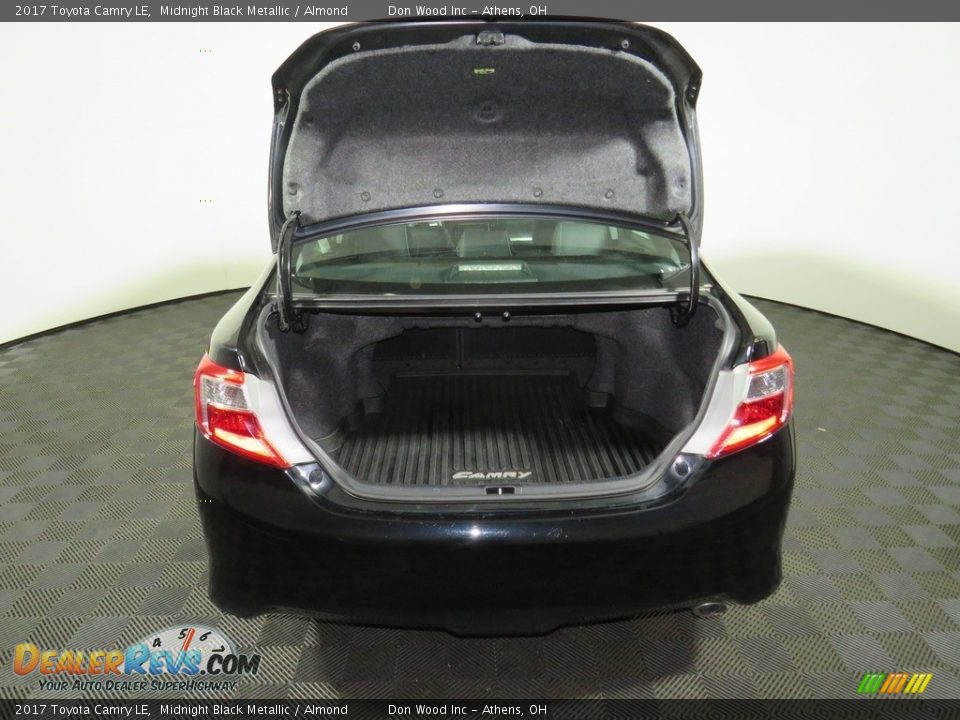 2017 Toyota Camry LE Midnight Black Metallic / Almond Photo #12