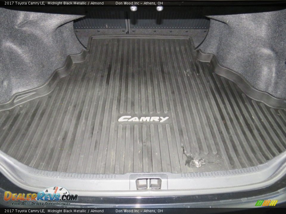 2017 Toyota Camry LE Midnight Black Metallic / Almond Photo #13