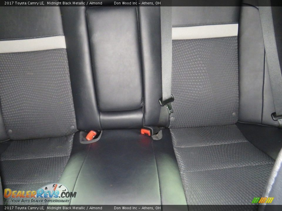 2017 Toyota Camry LE Midnight Black Metallic / Almond Photo #19