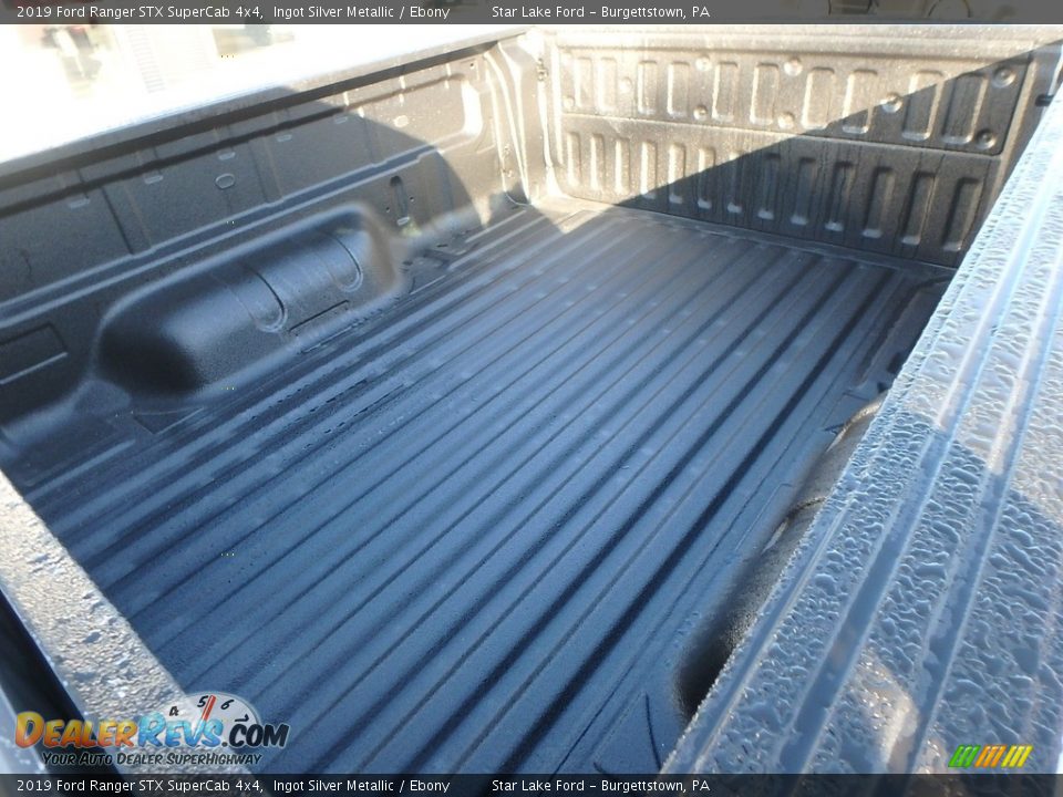 2019 Ford Ranger STX SuperCab 4x4 Ingot Silver Metallic / Ebony Photo #9