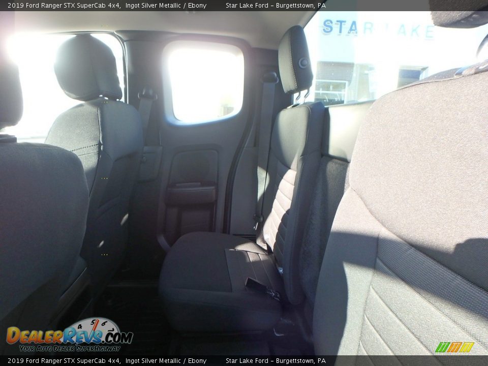 2019 Ford Ranger STX SuperCab 4x4 Ingot Silver Metallic / Ebony Photo #12