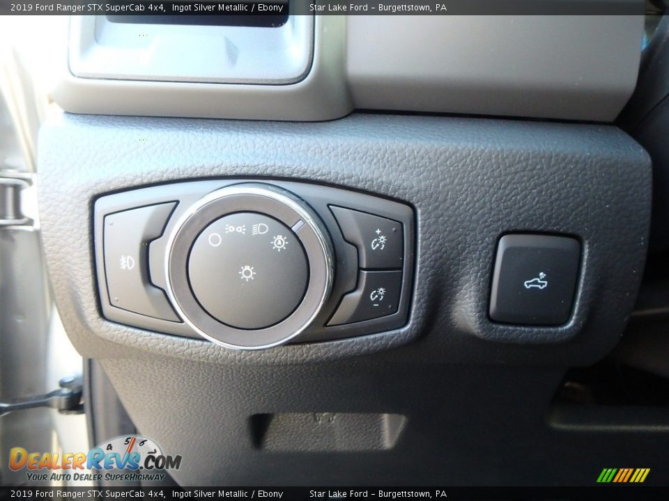 2019 Ford Ranger STX SuperCab 4x4 Ingot Silver Metallic / Ebony Photo #15