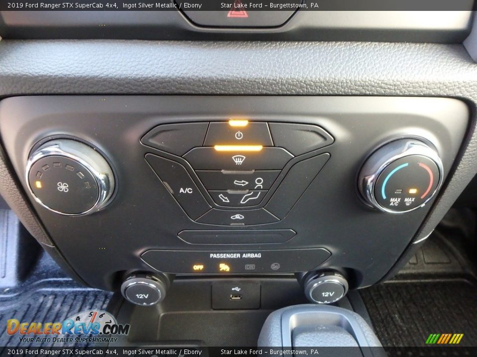2019 Ford Ranger STX SuperCab 4x4 Ingot Silver Metallic / Ebony Photo #18