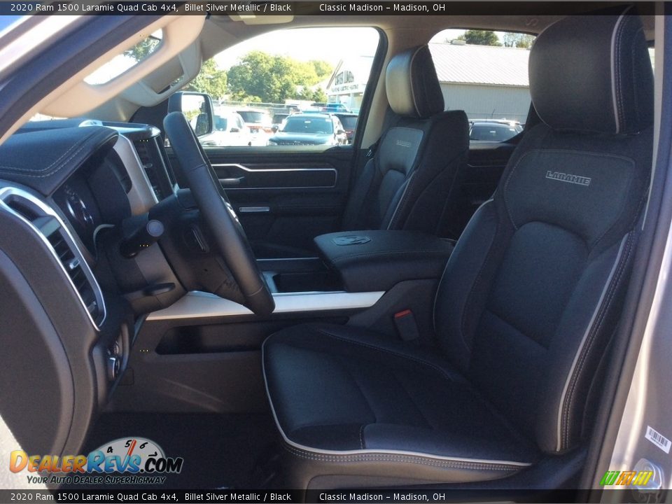 2020 Ram 1500 Laramie Quad Cab 4x4 Billet Silver Metallic / Black Photo #2
