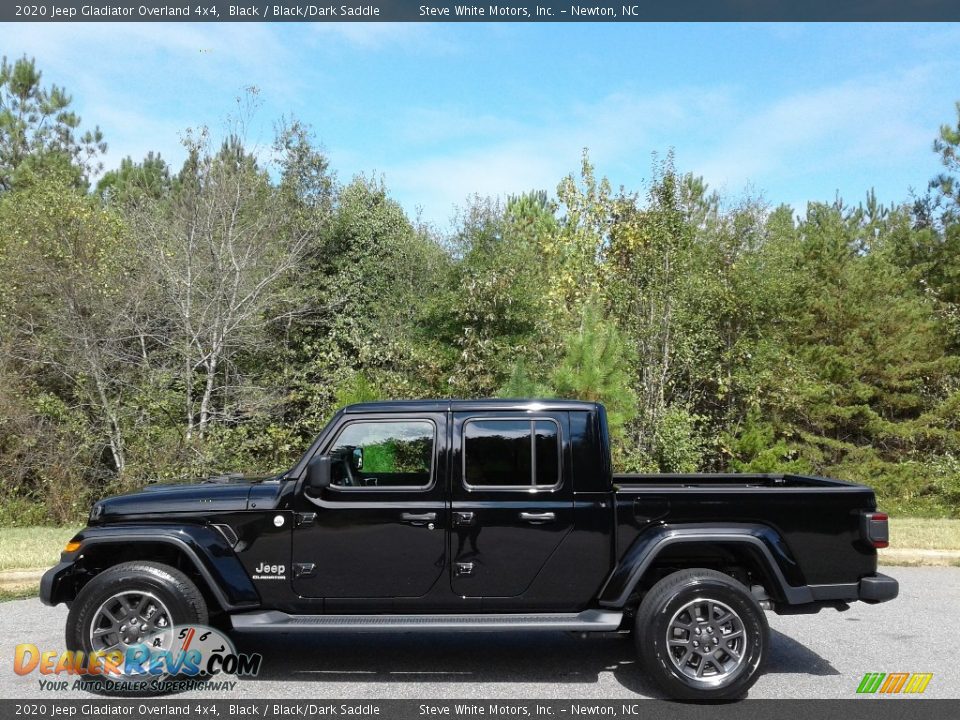 2020 Jeep Gladiator Overland 4x4 Black / Black/Dark Saddle Photo #1