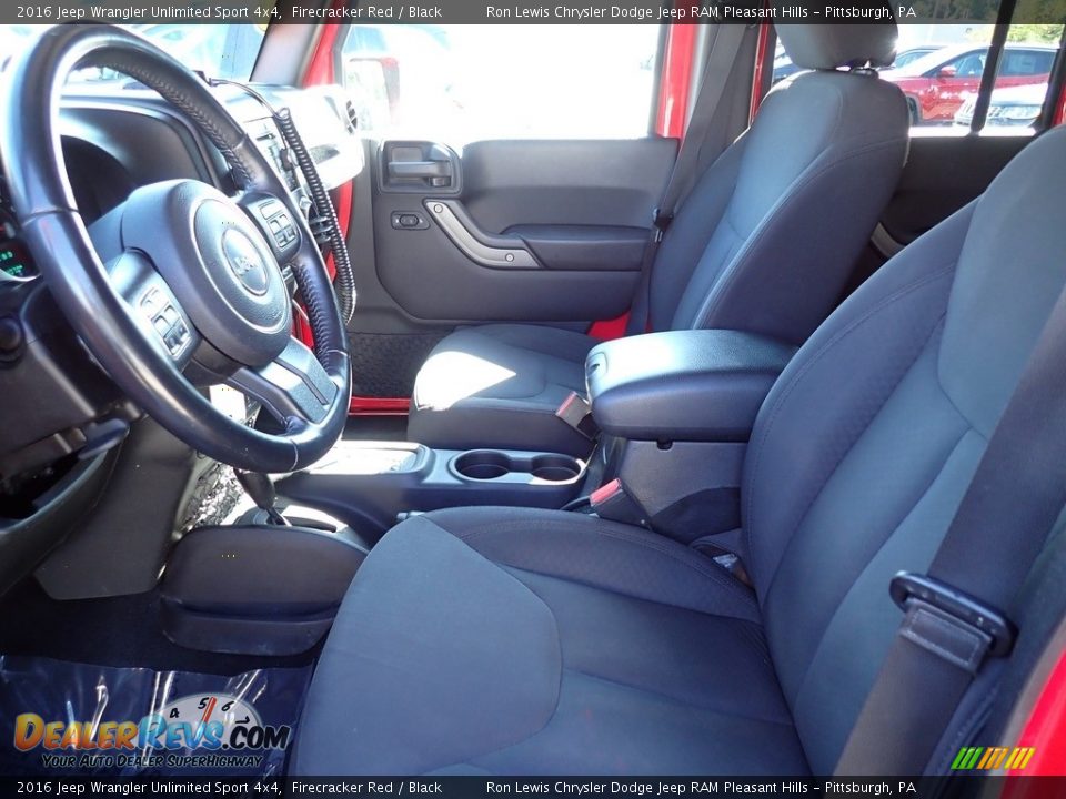 2016 Jeep Wrangler Unlimited Sport 4x4 Firecracker Red / Black Photo #11