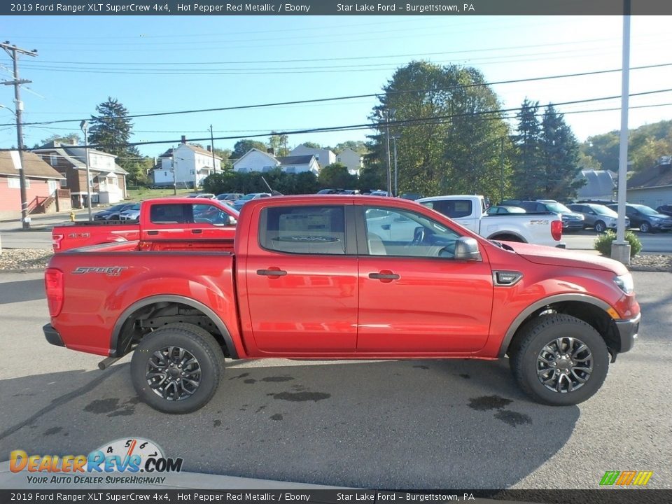Hot Pepper Red Metallic 2019 Ford Ranger XLT SuperCrew 4x4 Photo #4