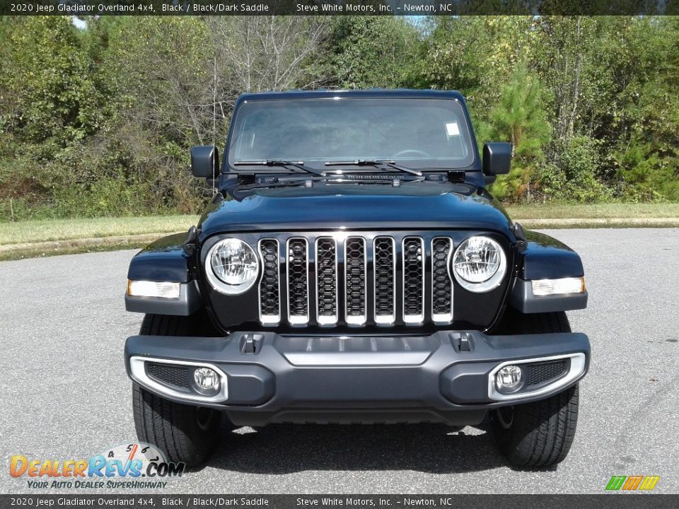 2020 Jeep Gladiator Overland 4x4 Black / Black/Dark Saddle Photo #3