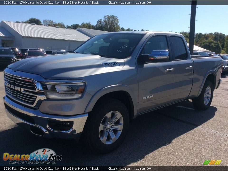 2020 Ram 1500 Laramie Quad Cab 4x4 Billet Silver Metallic / Black Photo #5