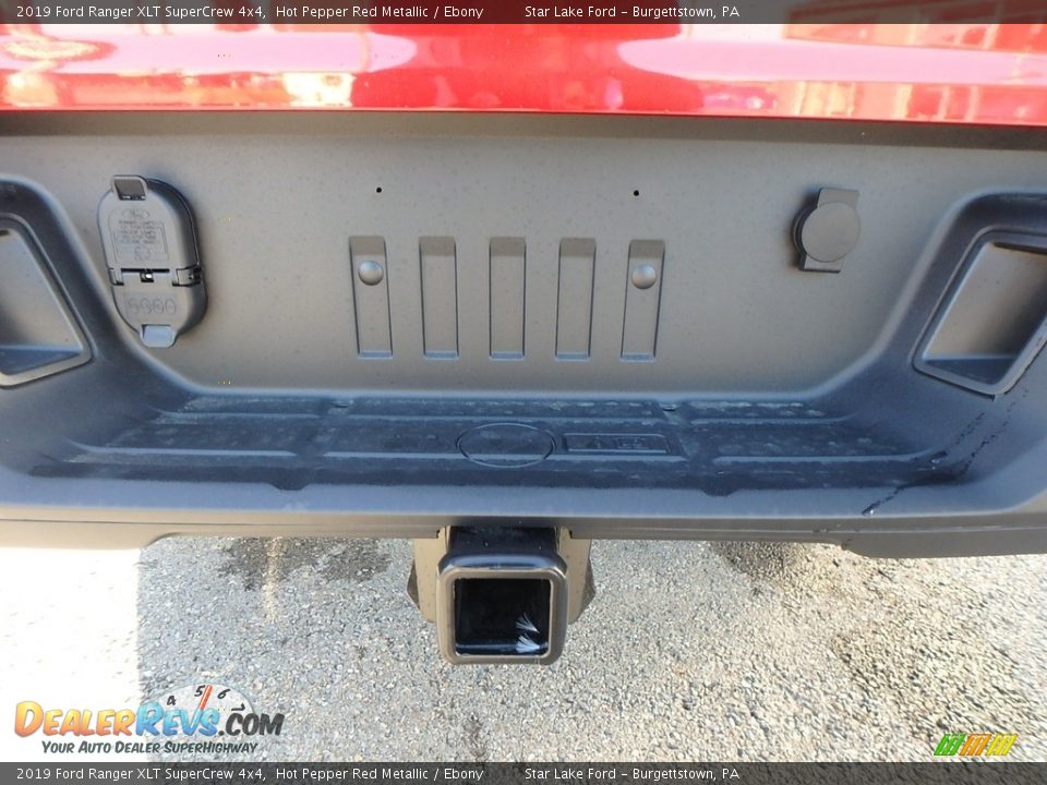 2019 Ford Ranger XLT SuperCrew 4x4 Hot Pepper Red Metallic / Ebony Photo #7