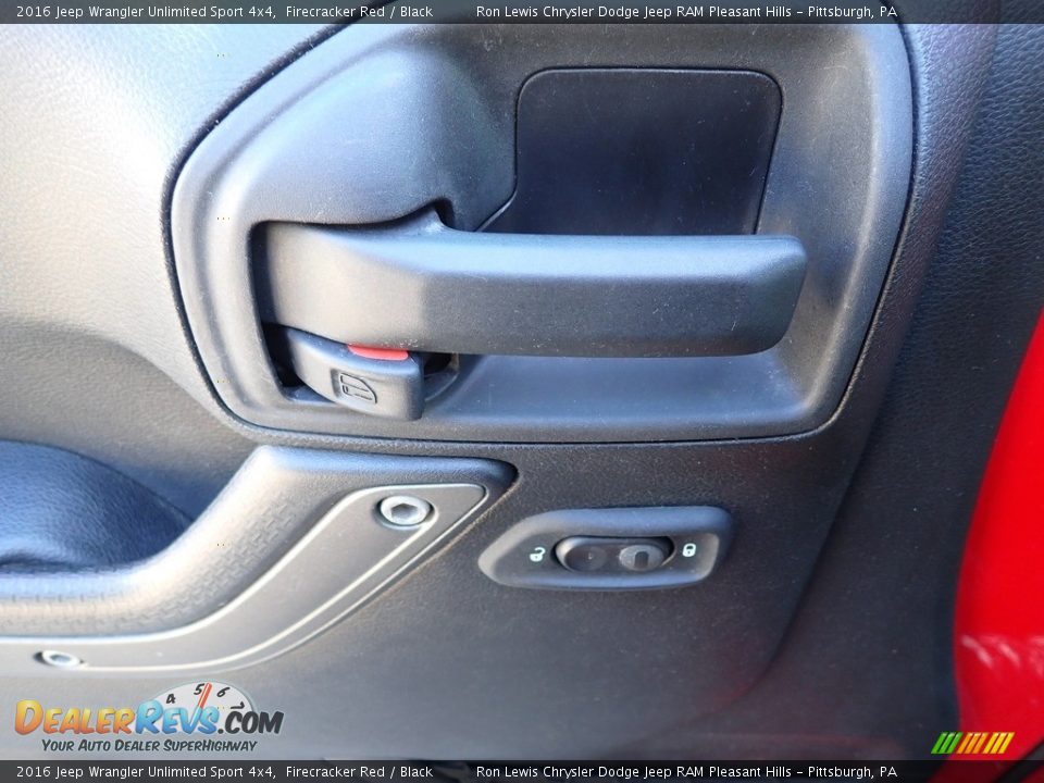 2016 Jeep Wrangler Unlimited Sport 4x4 Firecracker Red / Black Photo #15
