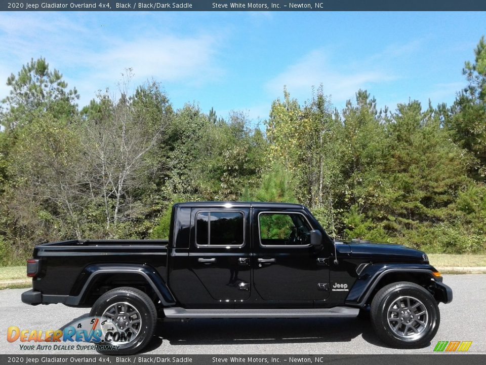 2020 Jeep Gladiator Overland 4x4 Black / Black/Dark Saddle Photo #5