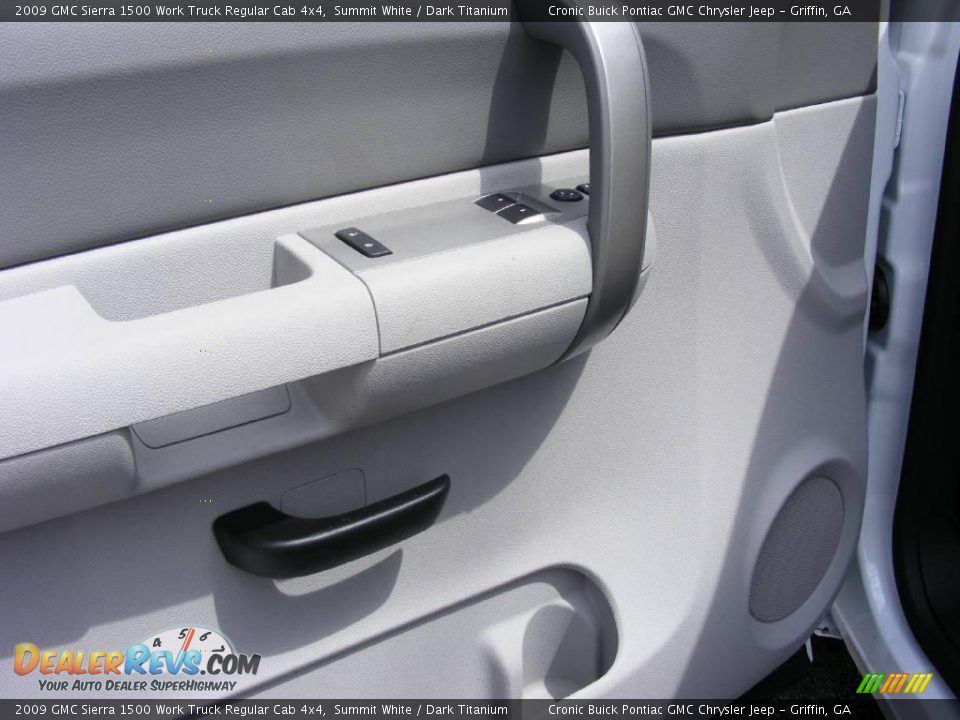 2009 GMC Sierra 1500 Work Truck Regular Cab 4x4 Summit White / Dark Titanium Photo #14