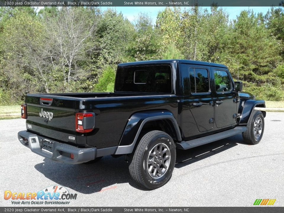 2020 Jeep Gladiator Overland 4x4 Black / Black/Dark Saddle Photo #6