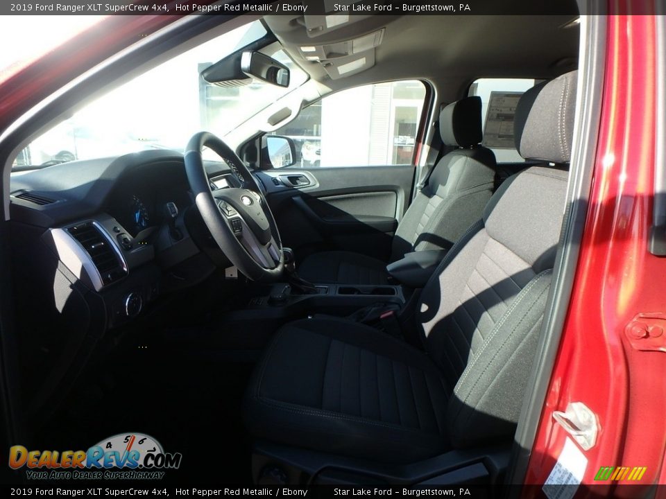 2019 Ford Ranger XLT SuperCrew 4x4 Hot Pepper Red Metallic / Ebony Photo #11