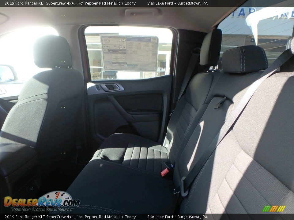 2019 Ford Ranger XLT SuperCrew 4x4 Hot Pepper Red Metallic / Ebony Photo #12