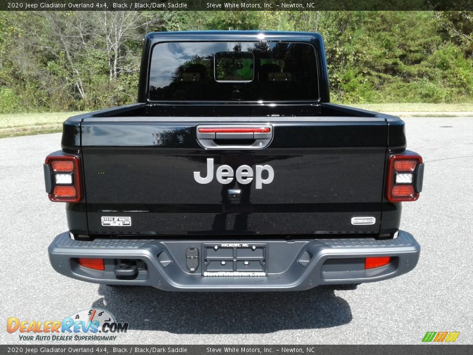 2020 Jeep Gladiator Overland 4x4 Black / Black/Dark Saddle Photo #7