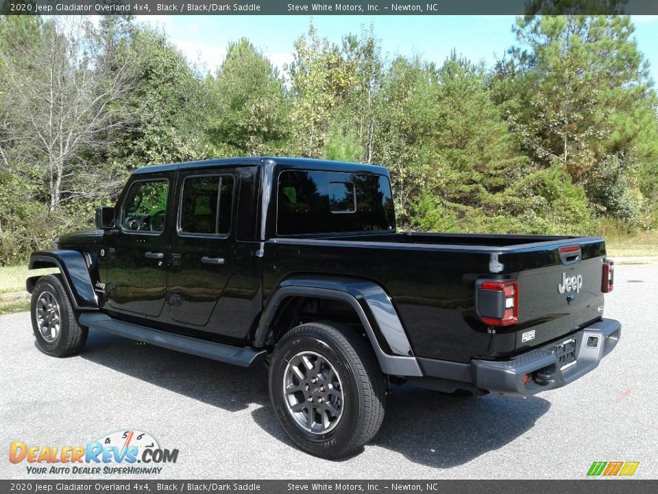 2020 Jeep Gladiator Overland 4x4 Black / Black/Dark Saddle Photo #9