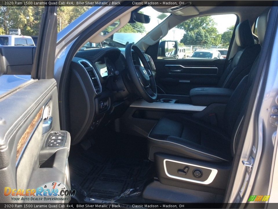 2020 Ram 1500 Laramie Quad Cab 4x4 Billet Silver Metallic / Black Photo #12