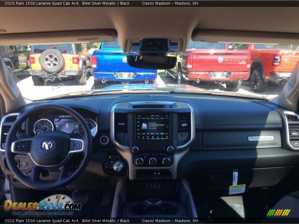 2020 Ram 1500 Laramie Quad Cab 4x4 Billet Silver Metallic / Black Photo #13