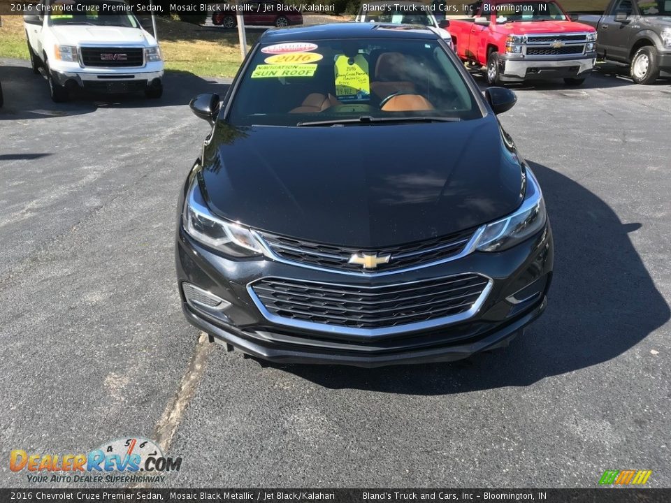 2016 Chevrolet Cruze Premier Sedan Mosaic Black Metallic / Jet Black/Kalahari Photo #3
