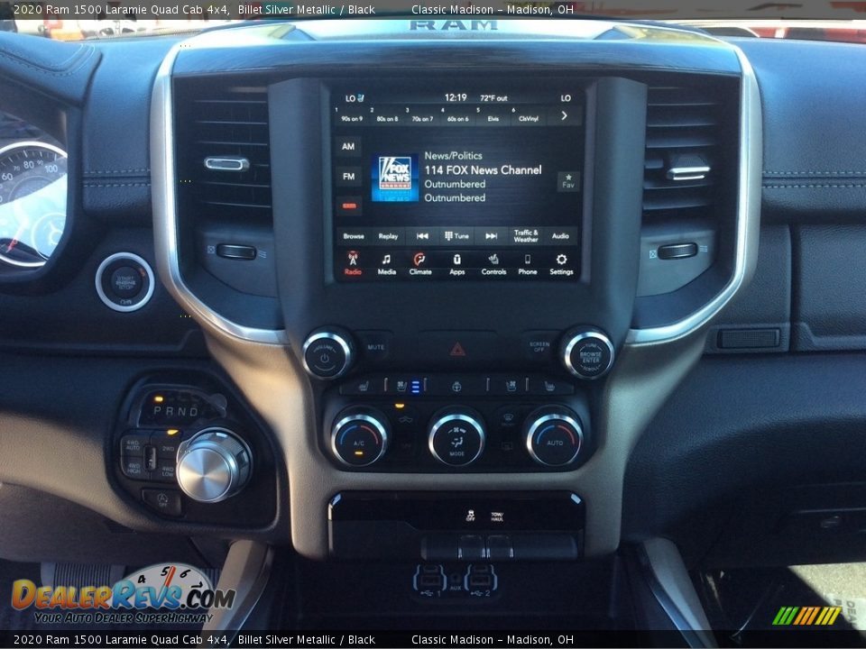 2020 Ram 1500 Laramie Quad Cab 4x4 Billet Silver Metallic / Black Photo #14