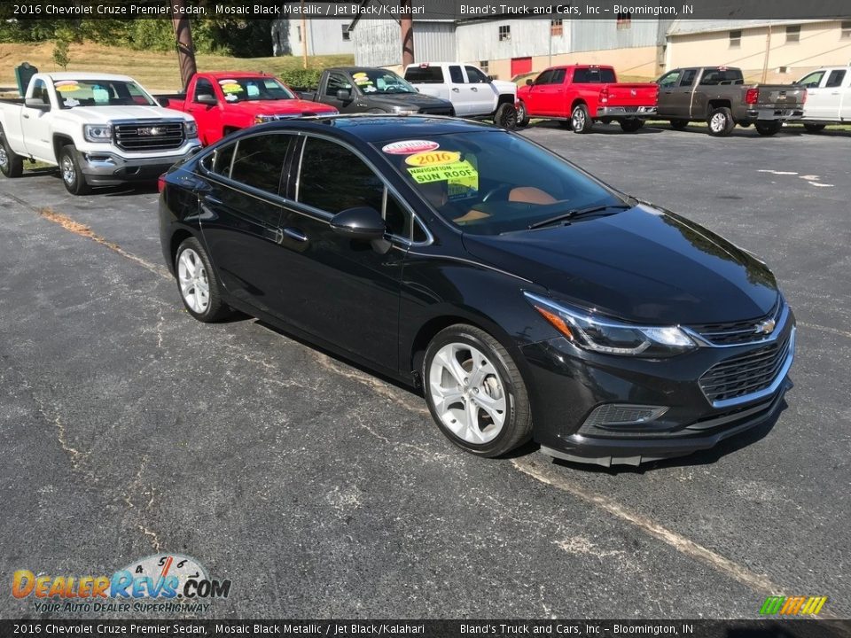 2016 Chevrolet Cruze Premier Sedan Mosaic Black Metallic / Jet Black/Kalahari Photo #4