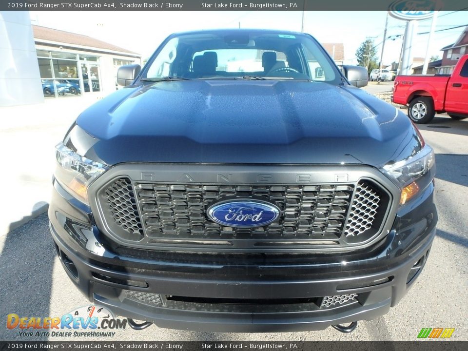 2019 Ford Ranger STX SuperCab 4x4 Shadow Black / Ebony Photo #2