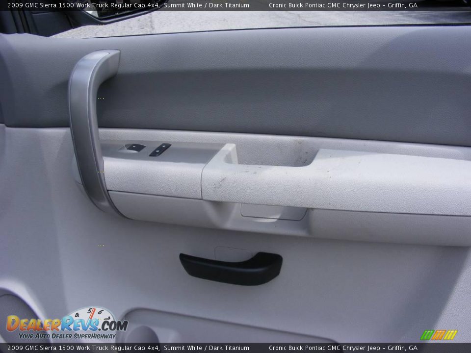 2009 GMC Sierra 1500 Work Truck Regular Cab 4x4 Summit White / Dark Titanium Photo #16