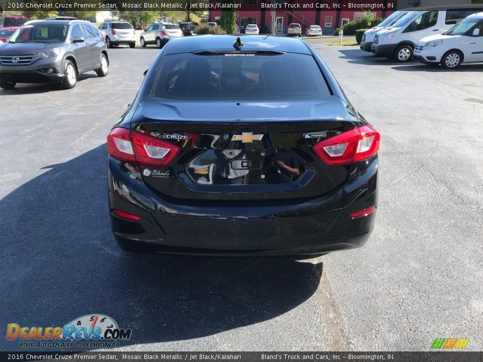 2016 Chevrolet Cruze Premier Sedan Mosaic Black Metallic / Jet Black/Kalahari Photo #8