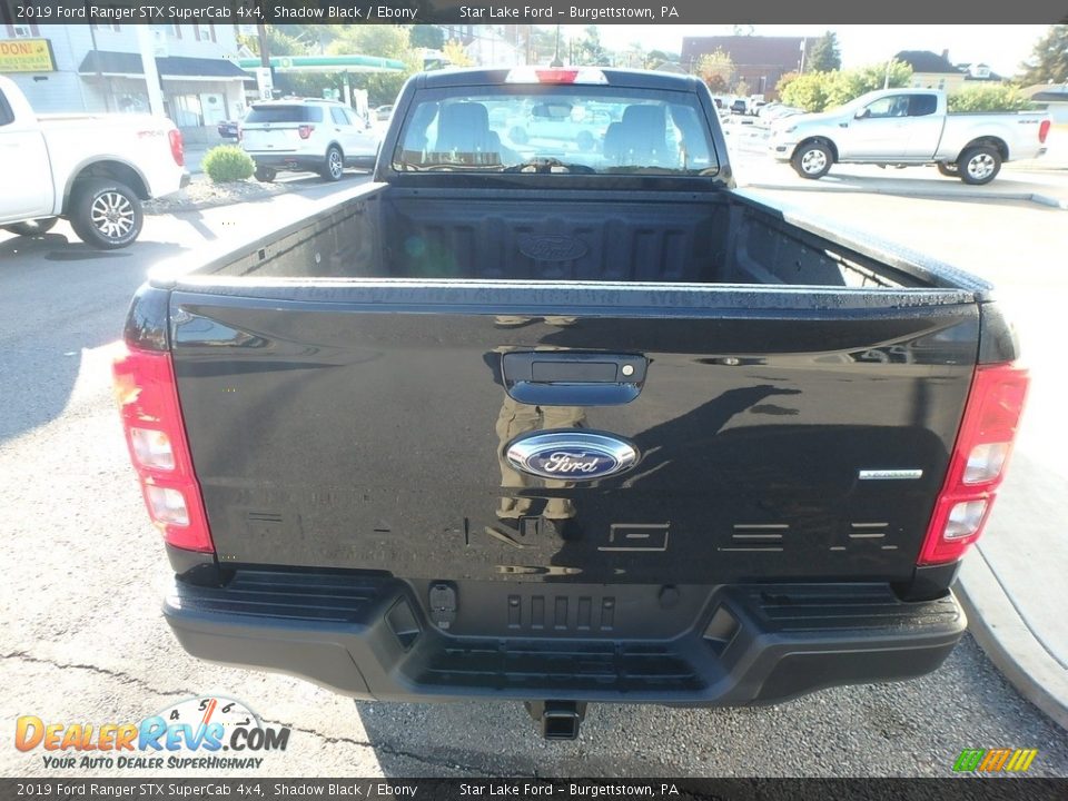 2019 Ford Ranger STX SuperCab 4x4 Shadow Black / Ebony Photo #6
