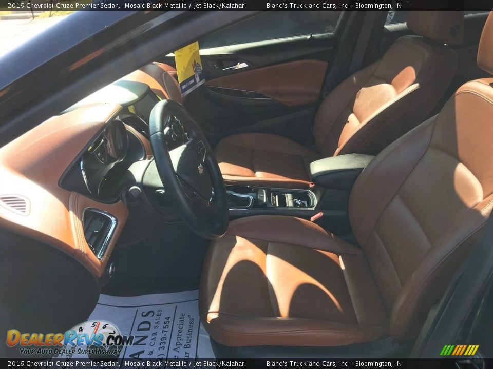 2016 Chevrolet Cruze Premier Sedan Mosaic Black Metallic / Jet Black/Kalahari Photo #12