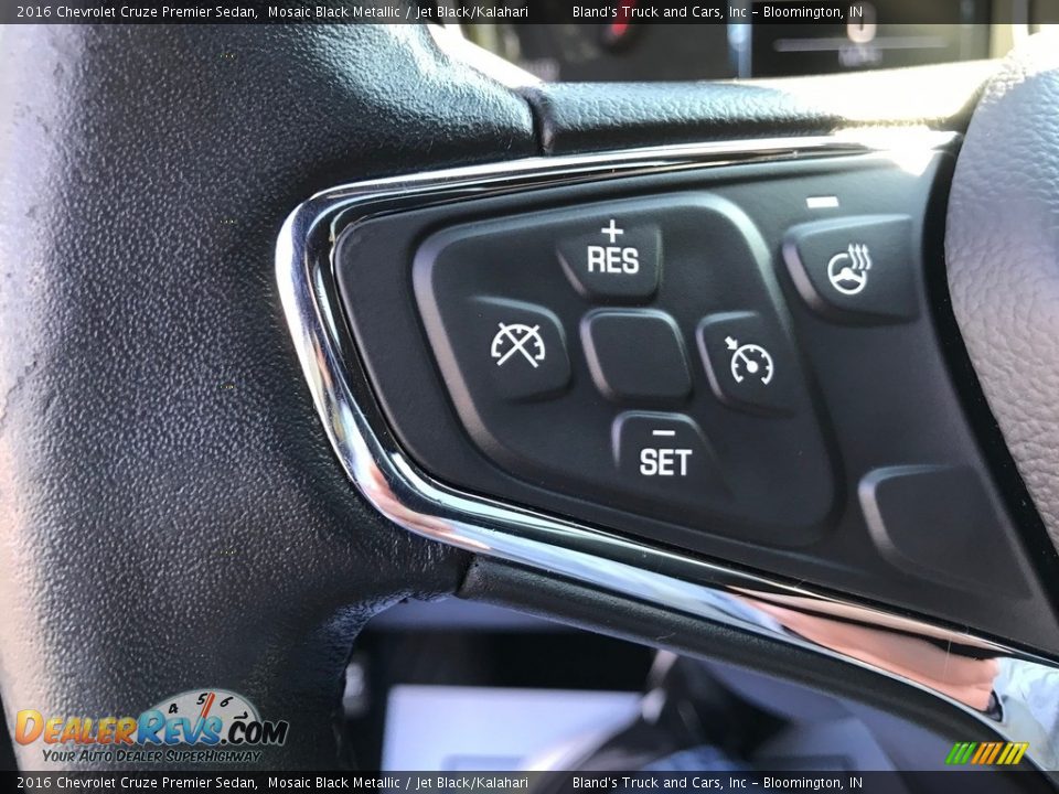 2016 Chevrolet Cruze Premier Sedan Mosaic Black Metallic / Jet Black/Kalahari Photo #15