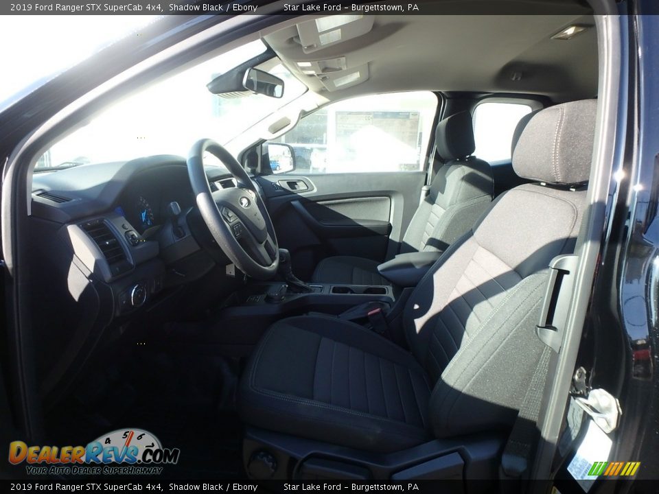 2019 Ford Ranger STX SuperCab 4x4 Shadow Black / Ebony Photo #12