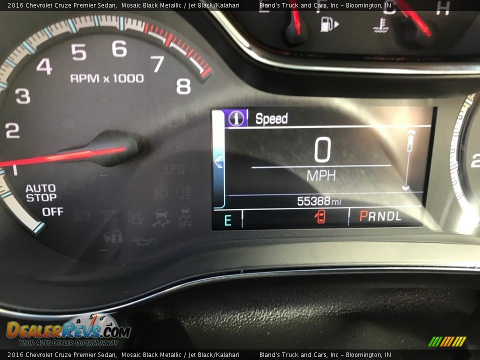 2016 Chevrolet Cruze Premier Sedan Mosaic Black Metallic / Jet Black/Kalahari Photo #18