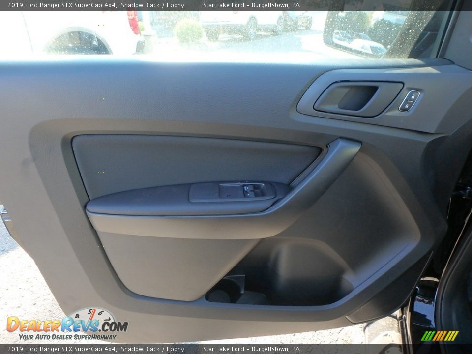2019 Ford Ranger STX SuperCab 4x4 Shadow Black / Ebony Photo #15