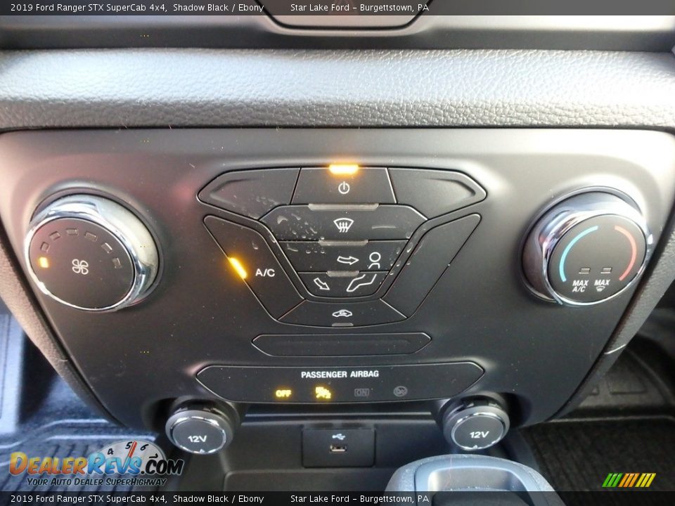 2019 Ford Ranger STX SuperCab 4x4 Shadow Black / Ebony Photo #19