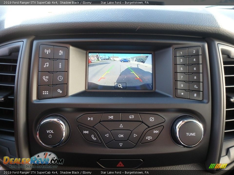 2019 Ford Ranger STX SuperCab 4x4 Shadow Black / Ebony Photo #20