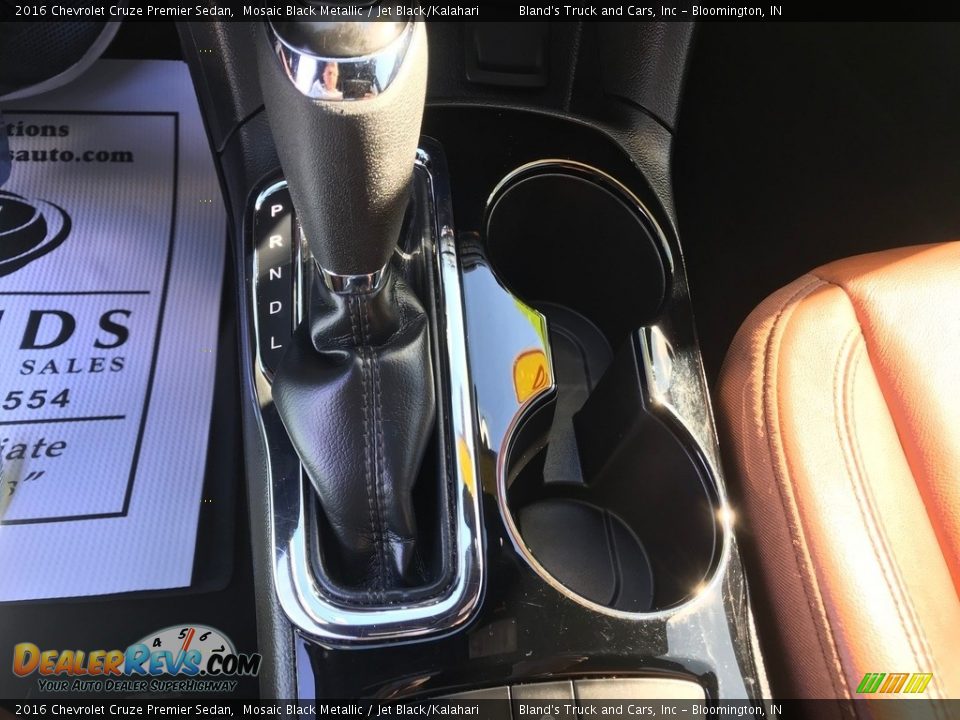 2016 Chevrolet Cruze Premier Sedan Mosaic Black Metallic / Jet Black/Kalahari Photo #25