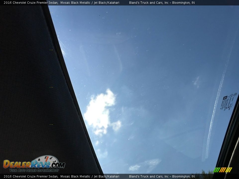2016 Chevrolet Cruze Premier Sedan Mosaic Black Metallic / Jet Black/Kalahari Photo #29