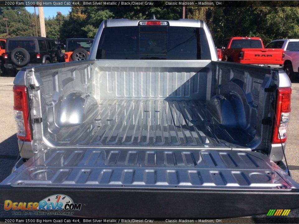 2020 Ram 1500 Big Horn Quad Cab 4x4 Billet Silver Metallic / Black/Diesel Gray Photo #9