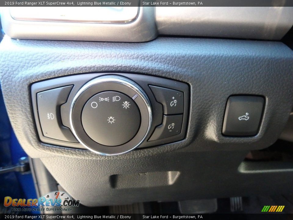 2019 Ford Ranger XLT SuperCrew 4x4 Lightning Blue Metallic / Ebony Photo #10